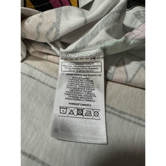 Adidas CM Tee Beach Print AOP Big Graphic Camel Size Large CE2272 - Picture 6 of 7